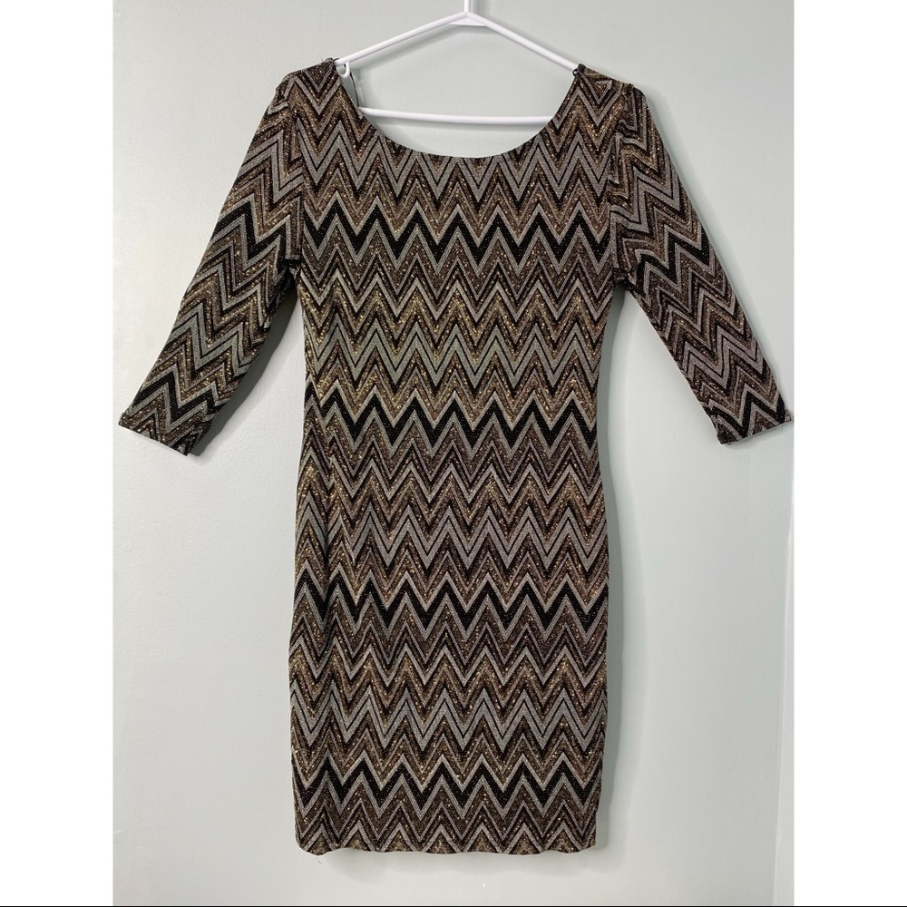 Golden Bling Party Dress